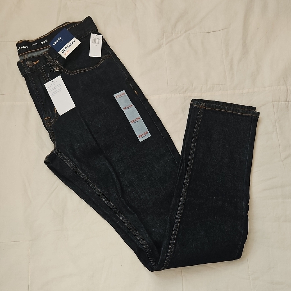Old Navy Men's Dark Wash Slim Jeans 32 X 34